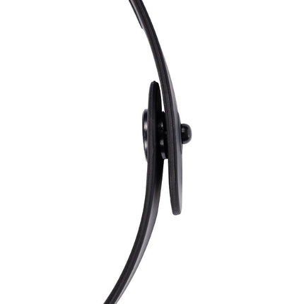 Rimba - Halsband - Collar Met Tekst - USE ME - Siliconen - Zwart-Erotiekvoordeel.nl