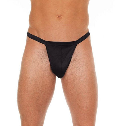 Amorable - Erotische String -Tanga Voor Heren - One Size - Slip - Lingerie Voor Mannen - Zwart-Erotiekvoordeel.nl