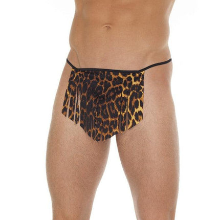 Amorable - Erotische Slip - Jungle Slip Voor Heren - Fun Mannen Slip - Luipaardprint - Polyamide-Erotiekvoordeel.nl