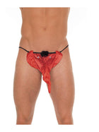 Amorable - Erotische String - Funny Heren Slip Met Olifantenkop - Rood - One Size-Erotiekvoordeel.nl