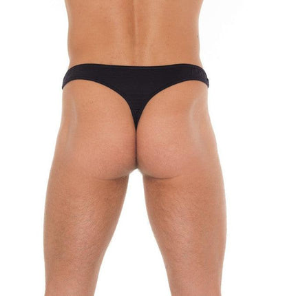 Amorable - Erotische String - Zwarte Heren String Met Visnet Aan Voorzijde - Mannen Slip - Tanga Voor Mannen - One Size-Erotiekvoordeel.nl