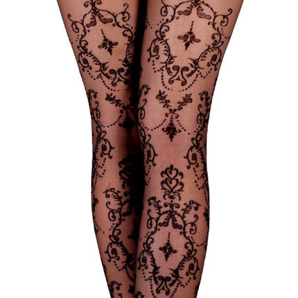 Ballerina - Open Kruis Panty - Exuberance- 20 denier - Zwart-Erotiekvoordeel.nl