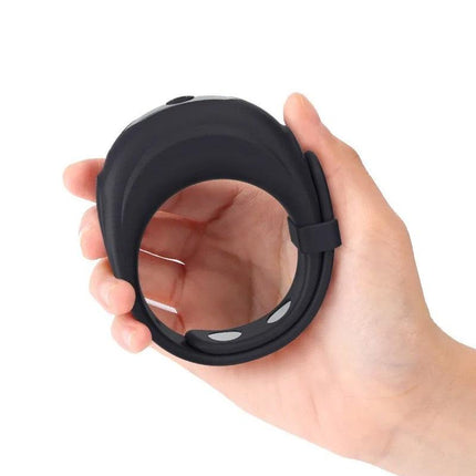 Dorcel - Fit Vibe Ring - Verstelbare Vibrerende Cockring - Zwart-Erotiekvoordeel.nl