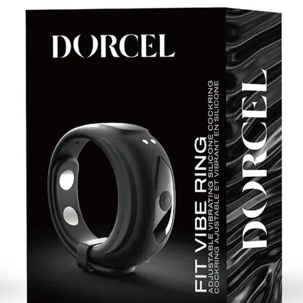 Dorcel - Fit Vibe Ring - Verstelbare Vibrerende Cockring - Zwart-Erotiekvoordeel.nl