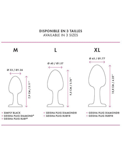 Dorcel - Diamond - Geisha Buttplug - Met Bewegend Metalen Gewichtje-Erotiekvoordeel.nl