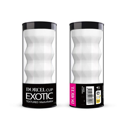 Dorcel - Masturbator Cup met Structuur - Exotic - Wit-Erotiekvoordeel.nl