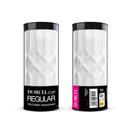 Dorcel - Masturbator Cup met Structuur - Regular - Wit-Erotiekvoordeel.nl