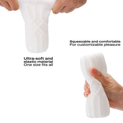 Dorcel - Masturbator Cup met Structuur - Regular - Wit-Erotiekvoordeel.nl