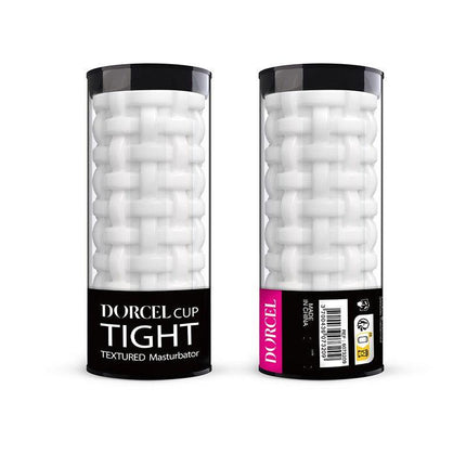 Dorcel - Masturbator Cup met Structuur - Tight - Wit-Erotiekvoordeel.nl