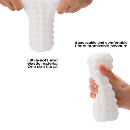 Dorcel - Masturbator Cup met Structuur - Tight - Wit-Erotiekvoordeel.nl