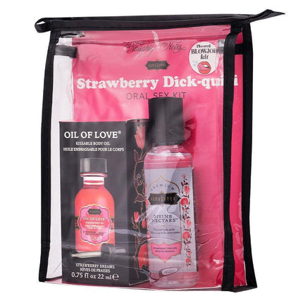 Kamasutra - Oral Sex Cocktail Kit - Strawberry Dick-quiri-Erotiekvoordeel.nl