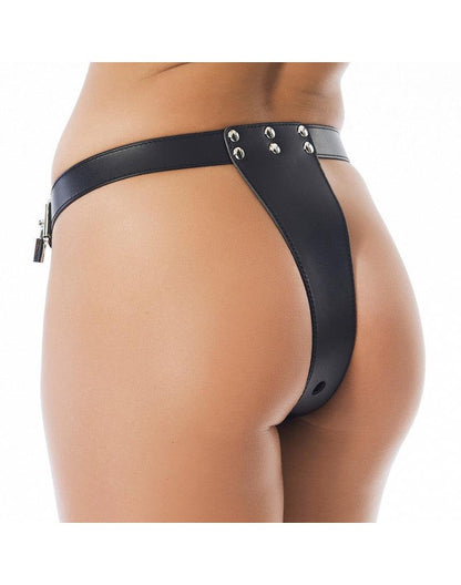 Rimba - Kuisheidsgordel Met hangsloten En buttplug-Erotiekvoordeel.nl