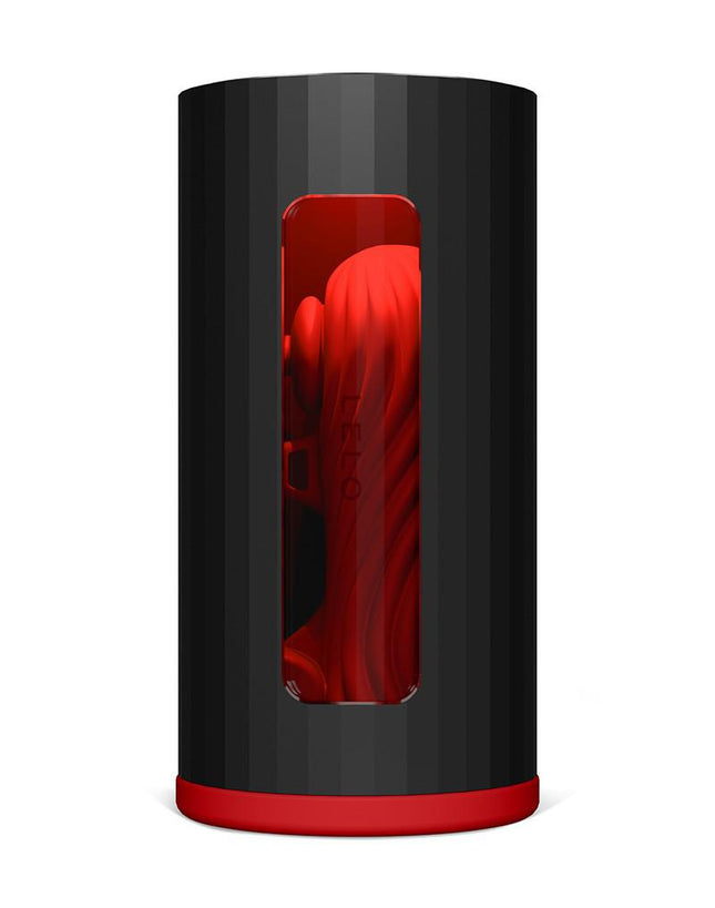 LELO - F1S V3 - Interactieve Masturbator met App Control - Rood/Zwart-Erotiekvoordeel.nl