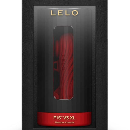 LELO - F1S V3 XL - Interactieve Masturbator met App Control - Rood/Zwart-Erotiekvoordeel.nl