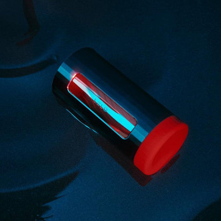 LELO - F1S V3 XL - Interactieve Masturbator met App Control - Rood/Zwart-Erotiekvoordeel.nl