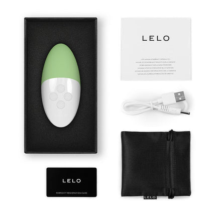 LELO - Siri 3 - Pulse Play Vibrator - Reageert op Geluid en Muziek - Lichtgroen-Erotiekvoordeel.nl