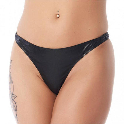 Rimba - Lederen G-String Voor dames-Erotiekvoordeel.nl