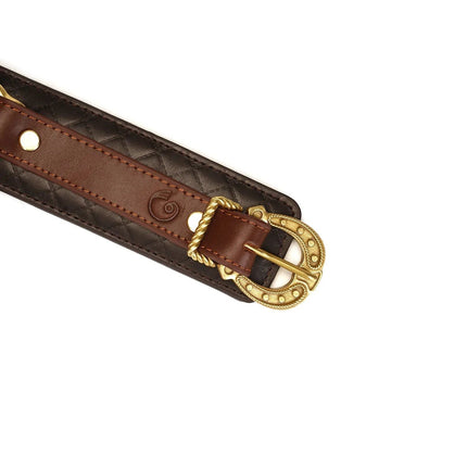 Liebe Seele - The Equestrian Leather Ankle Cuffs - Leren Enkel Boeien-Erotiekvoordeel.nl
