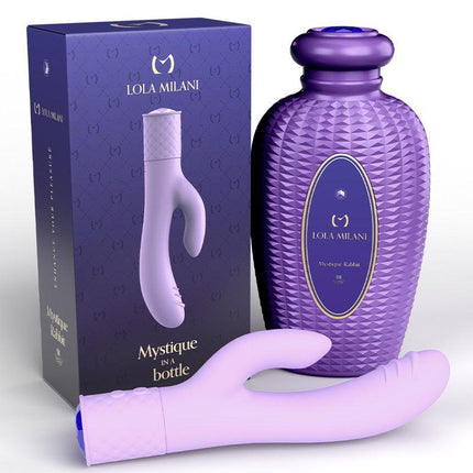 Lola Milani - Mystique in a Bottle - Rabbit Vibrator - Lila-Erotiekvoordeel.nl