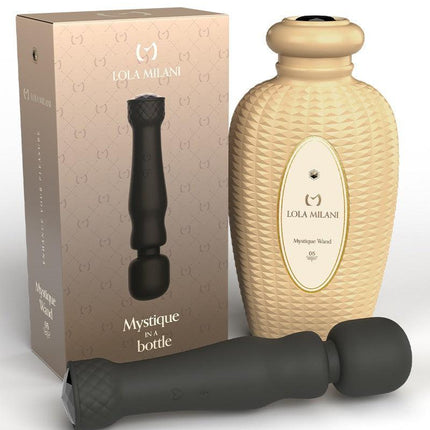 Lola Milani - Mystique in a Bottle - Wand Vibrator - Zwart-Erotiekvoordeel.nl