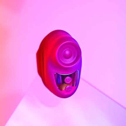 Love to Love - Kisscoll - Vinger Vibrator met Tapping Functie - Parelmoer Roze-Erotiekvoordeel.nl