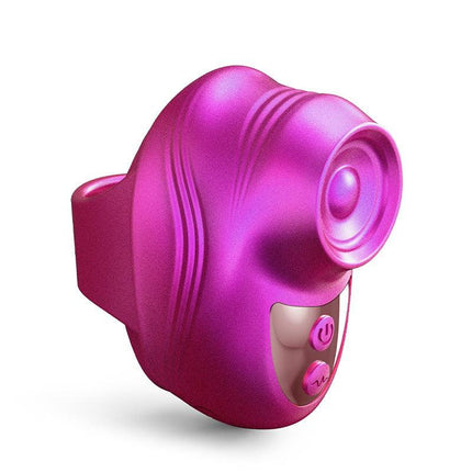 Love to Love - Kisscoll - Vinger Vibrator met Tapping Functie - Parelmoer Roze-Erotiekvoordeel.nl