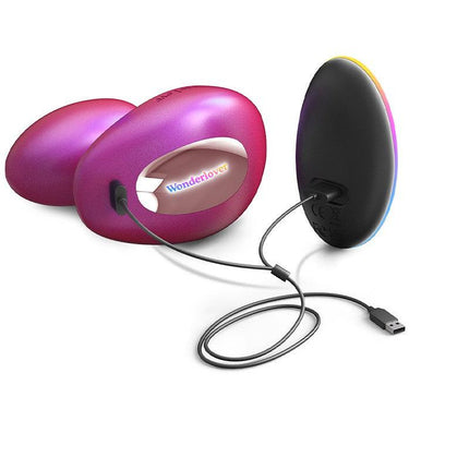 Love to Love - Wonderlover - Luchtdruk Vibrator en G-spot Vibrerend Eitje - Roze-Erotiekvoordeel.nl