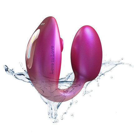 Love to Love - Wonderlover - Luchtdruk Vibrator en G-spot Vibrerend Eitje - Roze-Erotiekvoordeel.nl