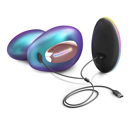 Love to Love - Wonderlover - Luchtdruk Vibrator en G-spot Vibrerend Eitje - Turquoise-Erotiekvoordeel.nl