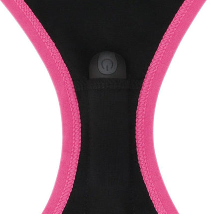 LoveToy - Slut - Bedrukt Vibrerend Sexy Slipje - Zwart-Erotiekvoordeel.nl