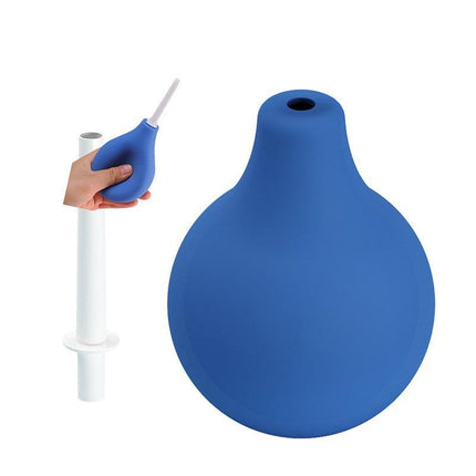Mr. Play - Anaal Douche - Handzaam Model - Smalle Canule - Blauw-Erotiekvoordeel.nl