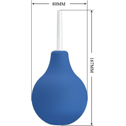 Mr. Play - Anaal Douche - Handzaam Model - Smalle Canule - Blauw-Erotiekvoordeel.nl