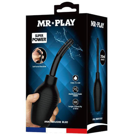 Mr. Play - Anaal Douche - Spray Nozzle - Zwart-Erotiekvoordeel.nl