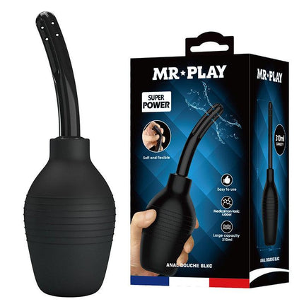 Mr. Play - Anaal Douche - Spray Nozzle - Zwart-Erotiekvoordeel.nl