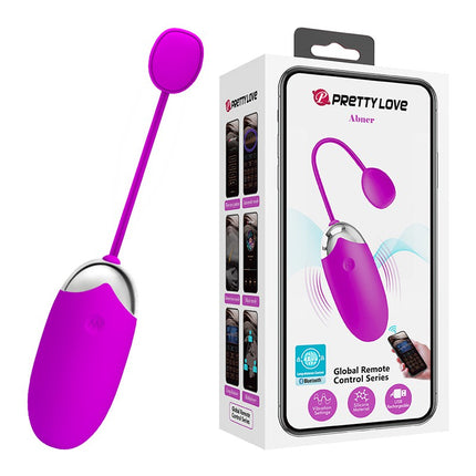 Pretty Love - Abner - Vibrerend Eitje - Met App Control - Roze-Erotiekvoordeel.nl