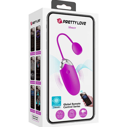 Pretty Love - Abner - Vibrerend Eitje - Met App Control - Roze-Erotiekvoordeel.nl
