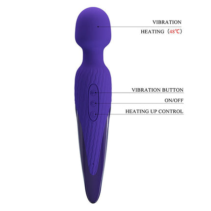 Pretty Love - Antony Youth - Verwarmende Wand Vibrator - Paars-Erotiekvoordeel.nl