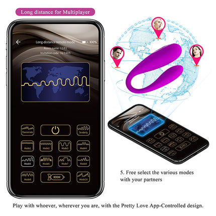 Pretty Love - August - G-Spot Vibrator - Met App Control - Dieproze-Erotiekvoordeel.nl