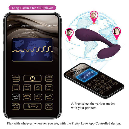 Pretty Love - Baird - Panty Vibrator - Draagbare Vibrator - Vibrerend Slipje - Met App Control-Erotiekvoordeel.nl