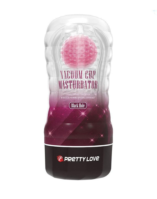Pretty Love - Black Hole - Masturbator Cup - Met Rollende Bal Voor Extra Sensaties - Roze-Erotiekvoordeel.nl