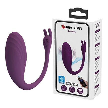 Pretty Love - Catalina - Draagbare Vibrator met App-bediening - Paars-Erotiekvoordeel.nl
