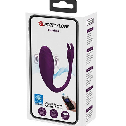 Pretty Love - Catalina - Draagbare Vibrator met App-bediening - Paars-Erotiekvoordeel.nl