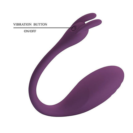 Pretty Love - Catalina - Draagbare Vibrator met App-bediening - Paars-Erotiekvoordeel.nl