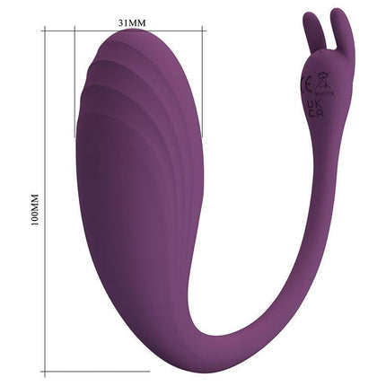 Pretty Love - Catalina - Draagbare Vibrator met App-bediening - Paars-Erotiekvoordeel.nl