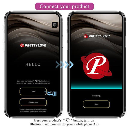 Pretty Love - Catalina - Draagbare Vibrator met App-bediening - Paars-Erotiekvoordeel.nl