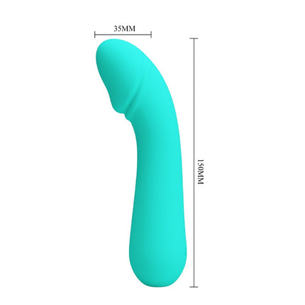 Pretty Love - Cetus - G-spot Vibrator - Turquoise-Erotiekvoordeel.nl