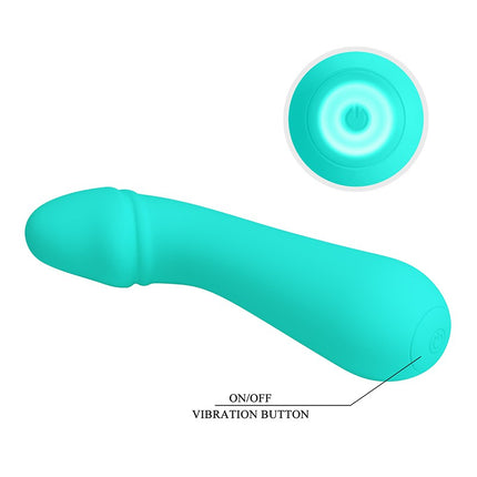 Pretty Love - Cetus - G-spot Vibrator - Turquoise-Erotiekvoordeel.nl