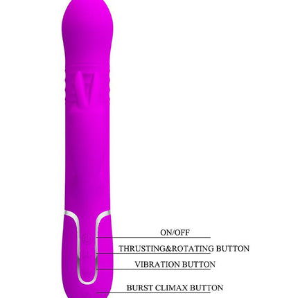 Pretty Love - Coale - Rabbit Vibrator - Dieproze-Erotiekvoordeel.nl