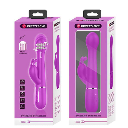 Pretty Love - Dejon - Rabbit Vibrator - Paars-Erotiekvoordeel.nl