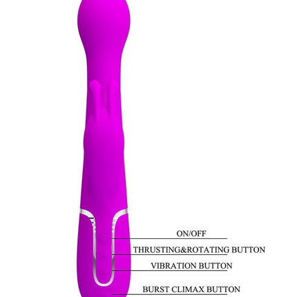 Pretty Love - Dejon - Rabbit Vibrator - Paars-Erotiekvoordeel.nl